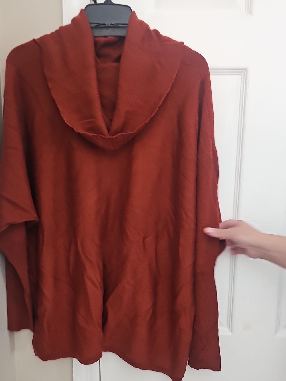 Fenn Wright Manson Rust Cowl Neck Sweater
